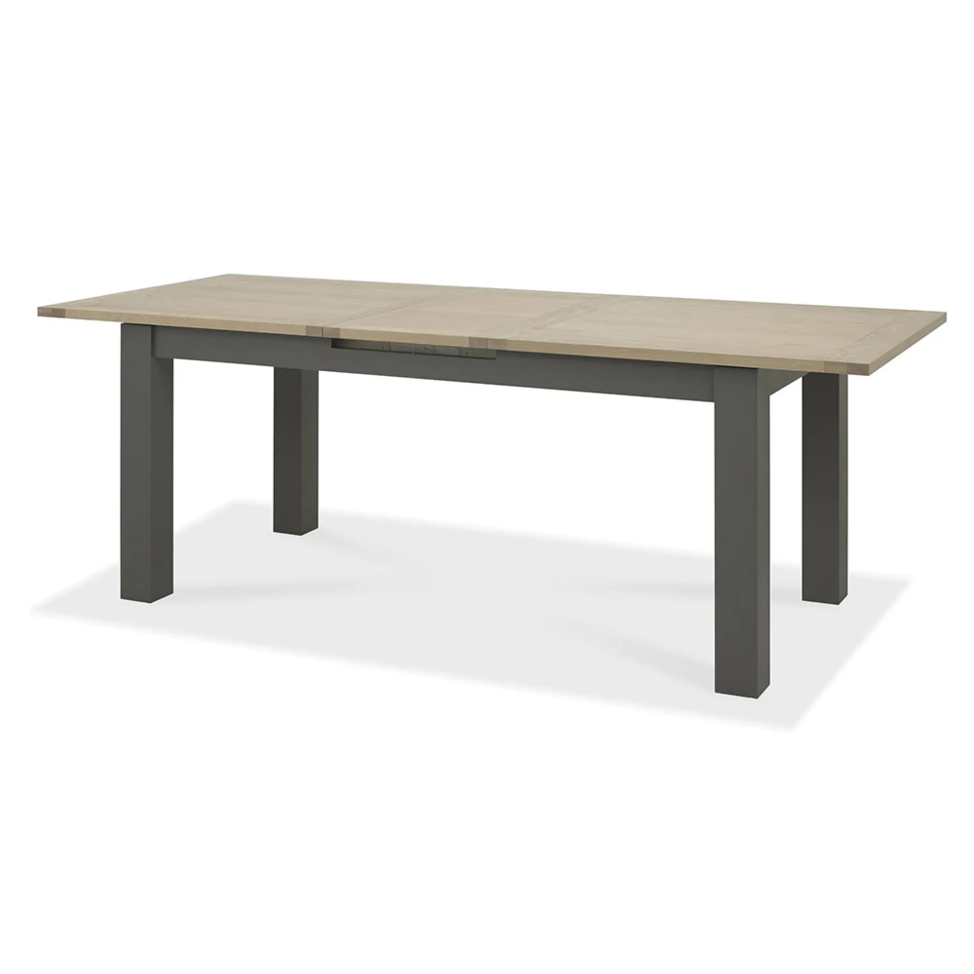 Oakham 6-8 Seater Extending Dining Set - Dark Grey, Oak