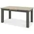 Oakham 6-Seater Extending Dining Table - Dark Grey, Scandi Oak