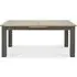 Oakham 8 Seater Extending Dining Table - Dark Grey, Scandi Oak