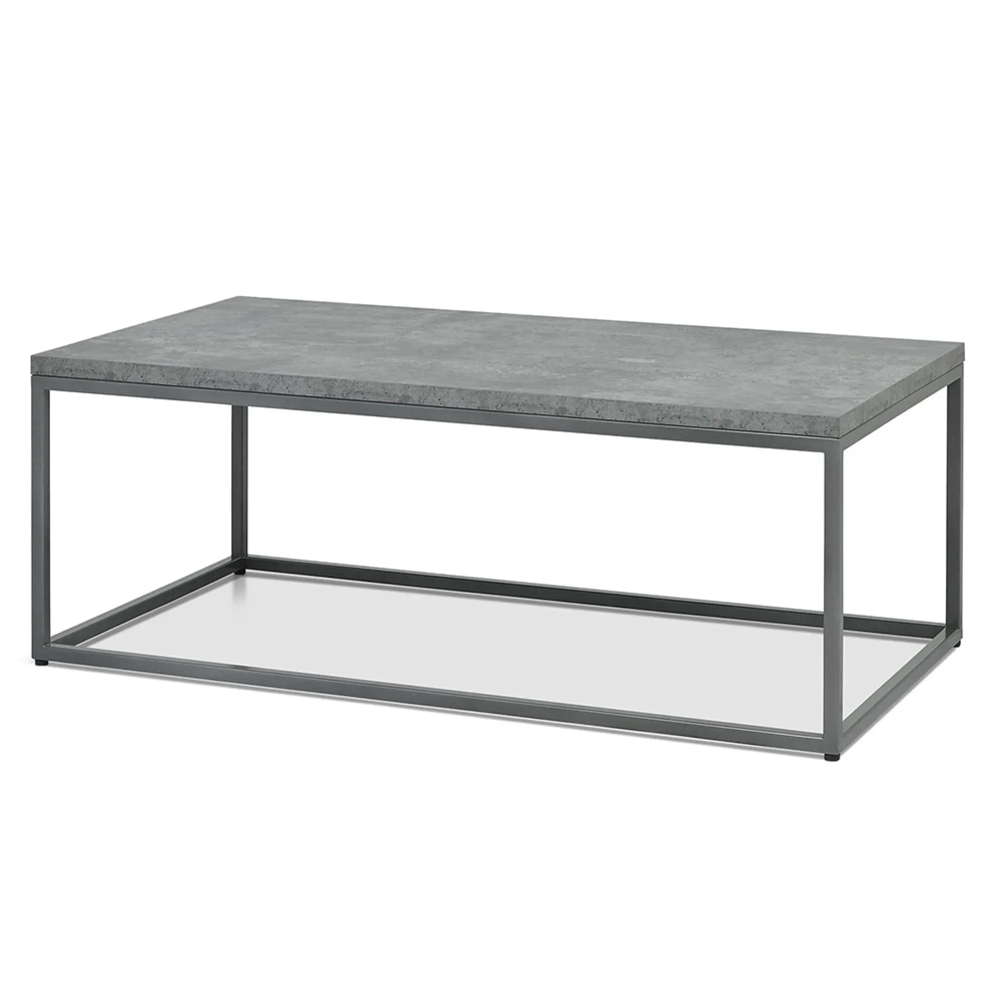 Renzo Coffee Table - Zinc, Dark Grey