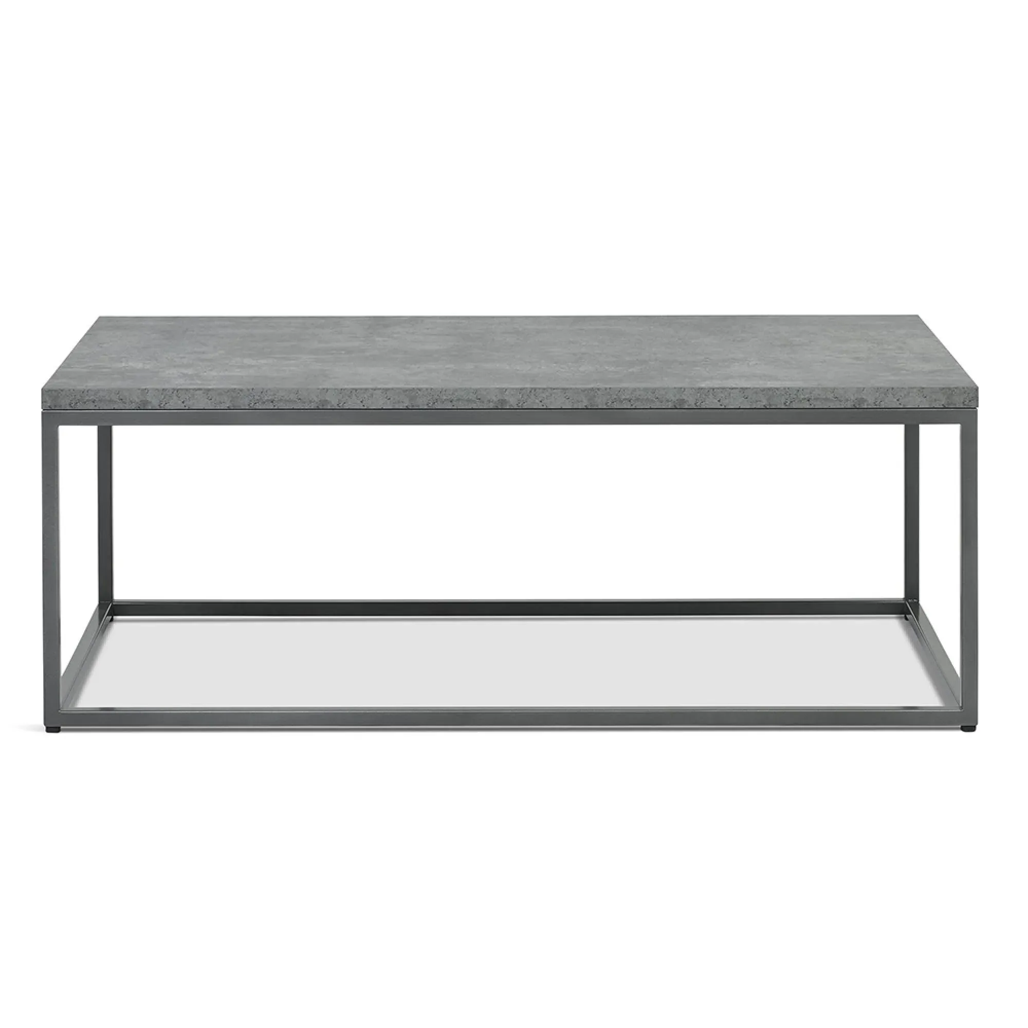 Renzo Coffee Table - Zinc, Dark Grey