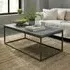 Renzo Coffee Table - Zinc, Dark Grey