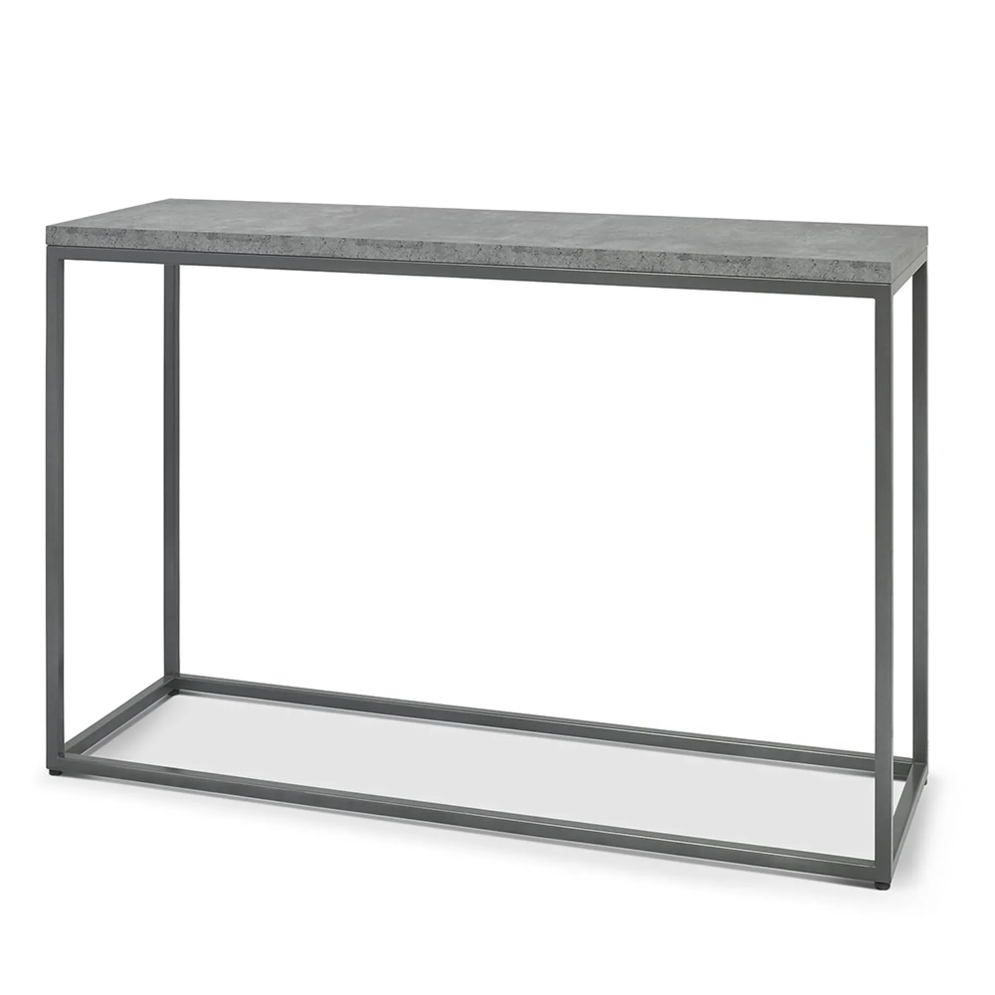 Renzo Console Table - Zinc, Dark Grey