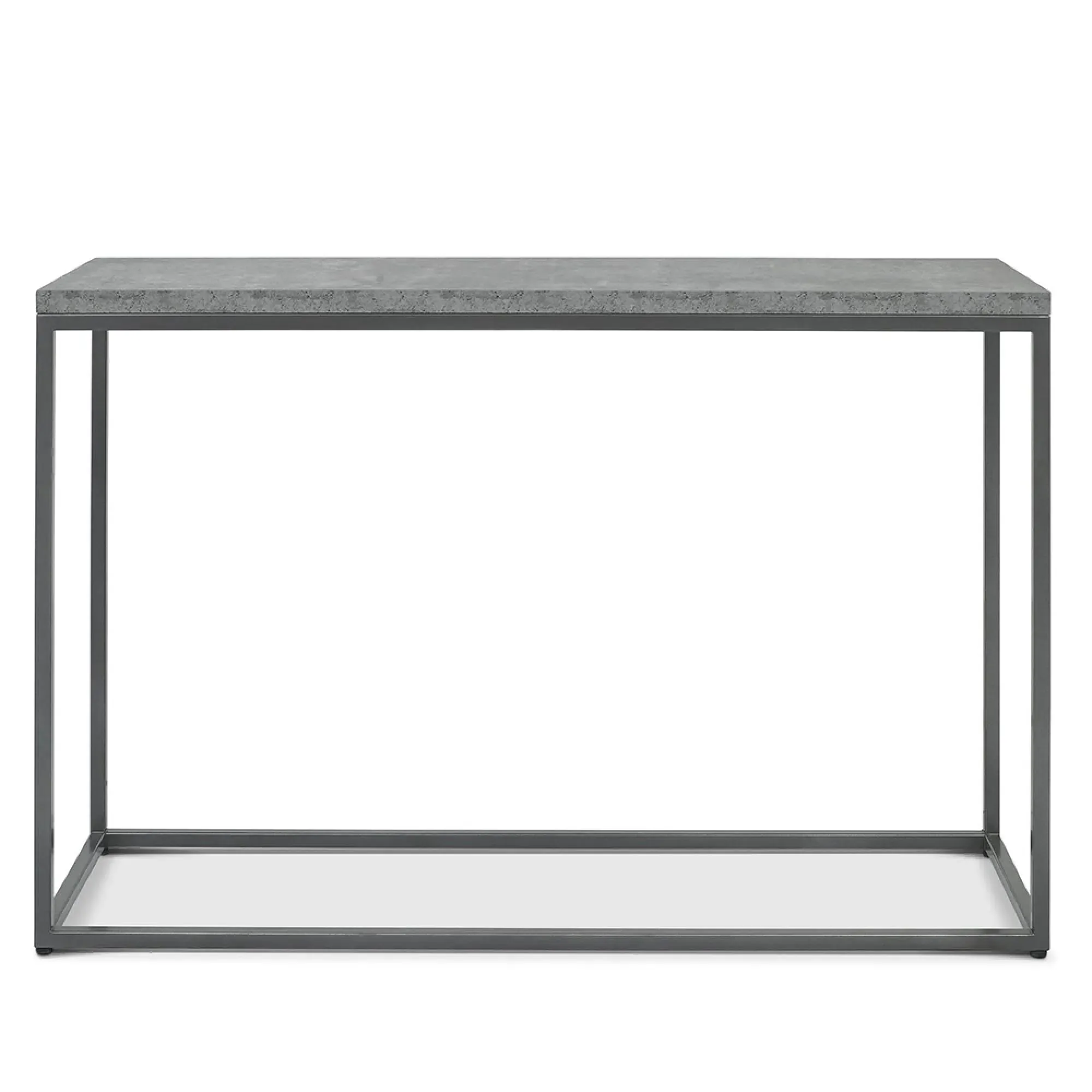 Renzo Console Table - Zinc, Dark Grey