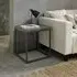 Renzo Side Table - Zinc, Dark Grey
