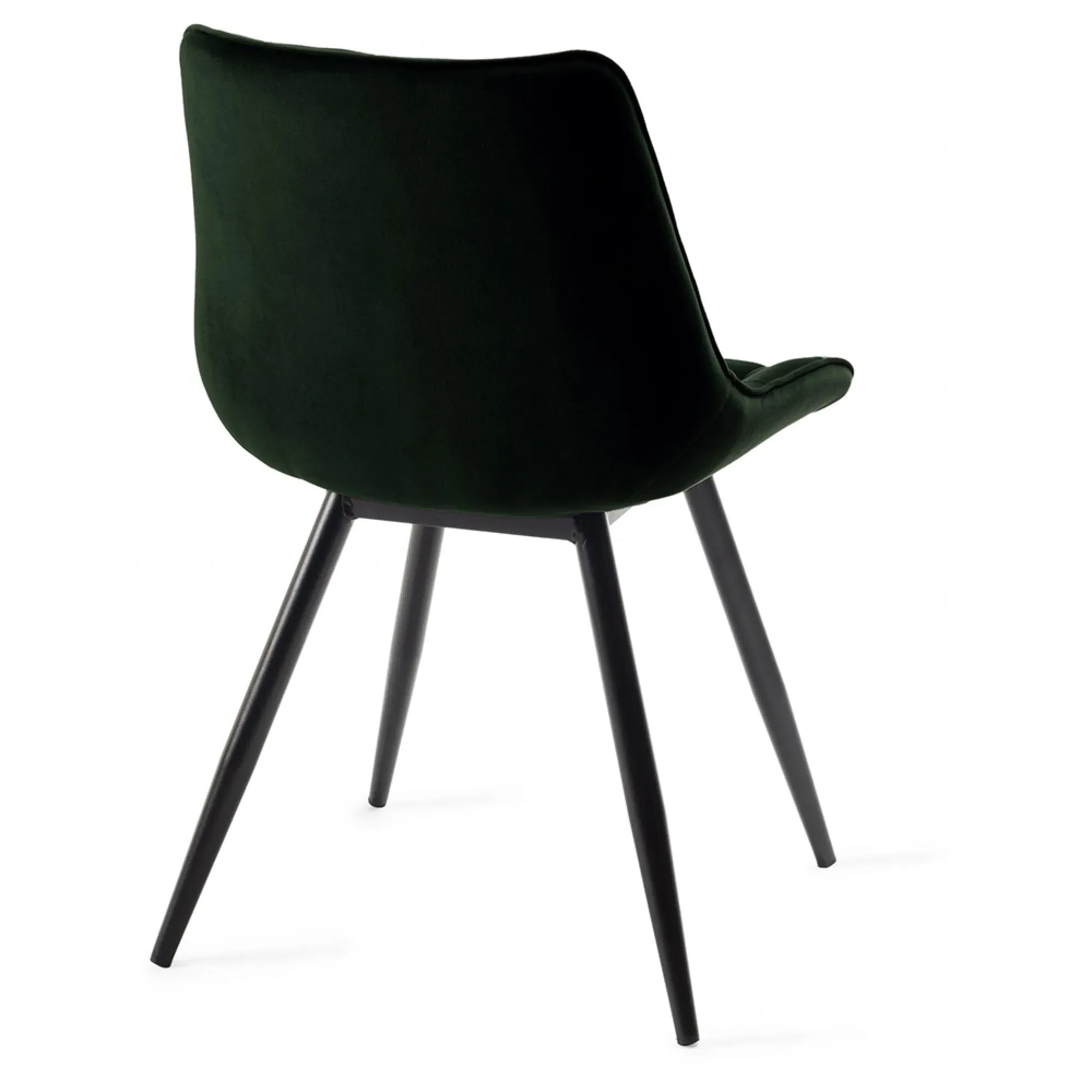 Seurat Dining Chair - Green, Velvet