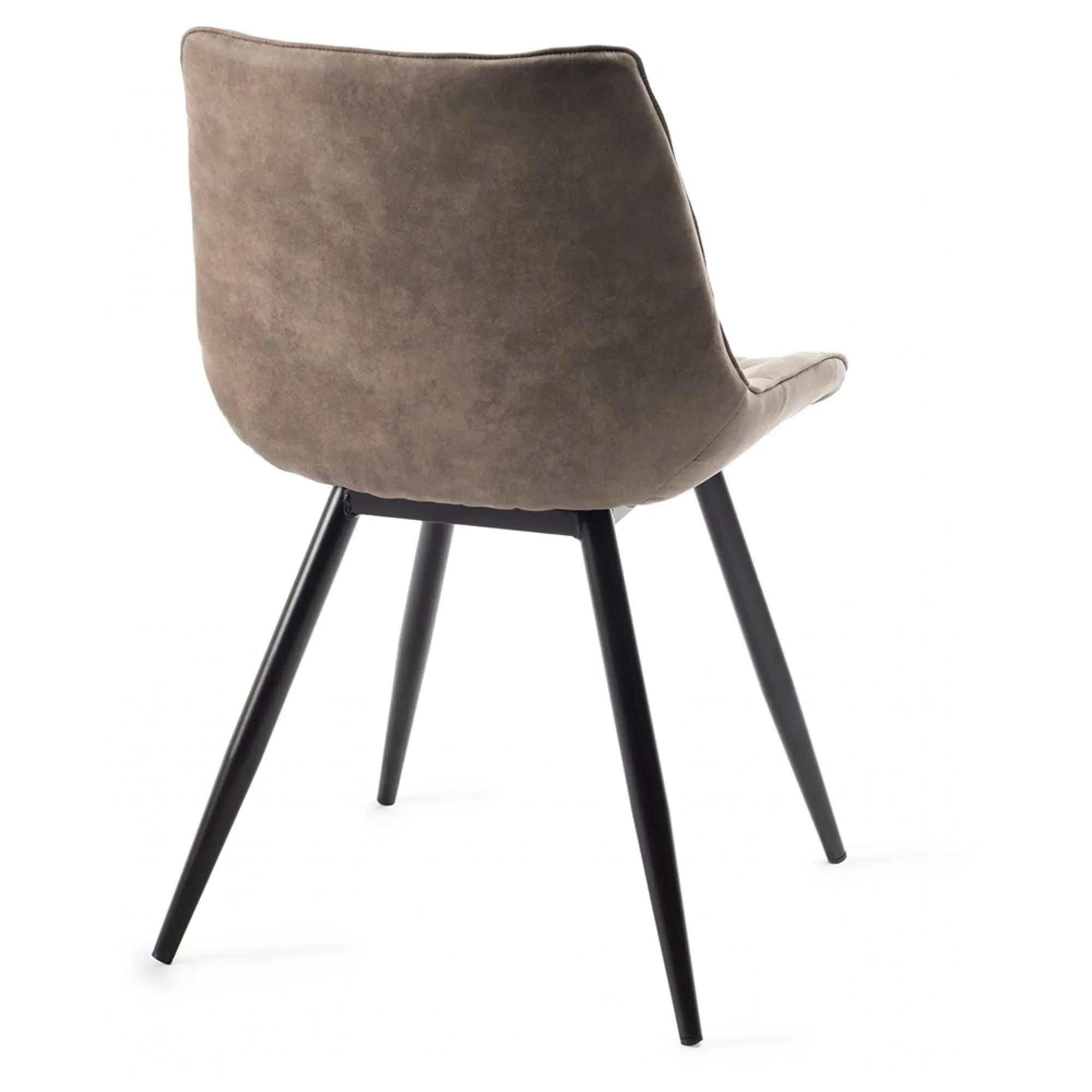Seurat Dining Chair - Tan, Faux Suede
