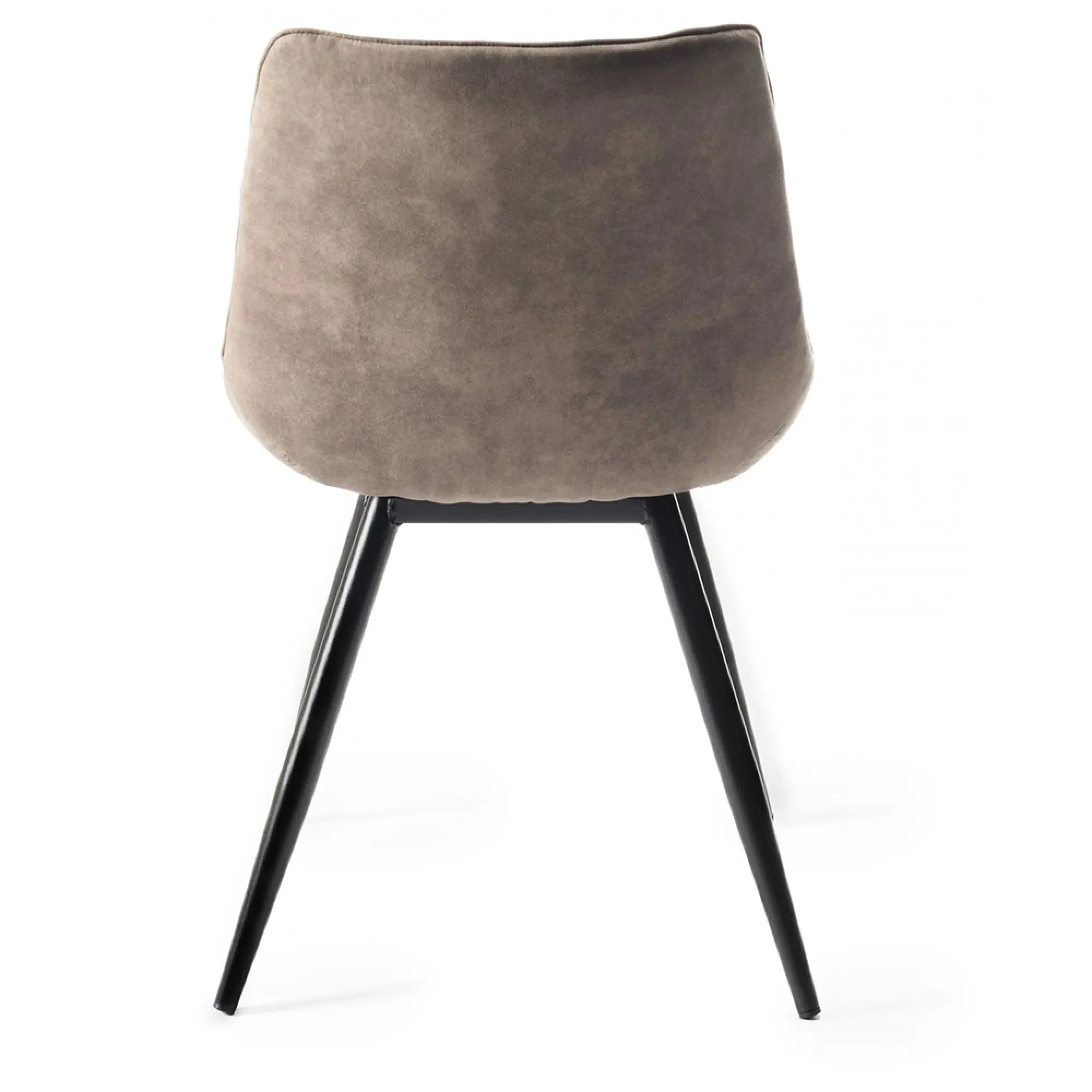 Seurat Dining Chair - Tan, Faux Suede