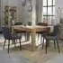 Turin 4-6 Seater Extendable Dining Set with Cezanne Chairs