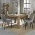 Turin 4-6 Seater Extendable Dining Set with Cezanne Chairs