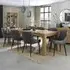 Turin 6-10 Seater Extendable Dining Set with 8 Cezanne Chairs - Light Oak
