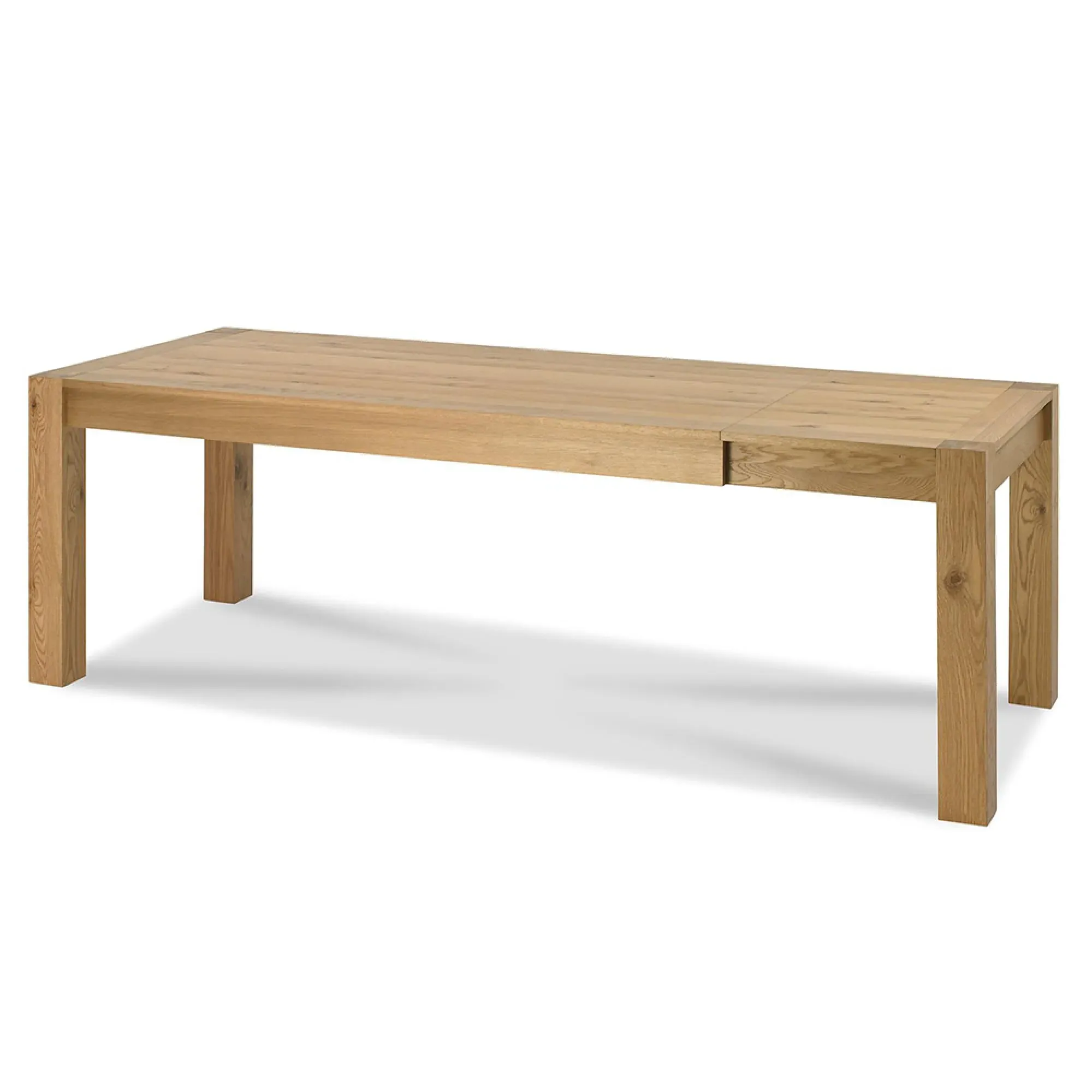 Turin 6-10 Seater Extendable Dining Set with 8 Fontana Chairs - Light Oak