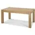 Turin 6 Seater Extendable Dining Table - Light Oak