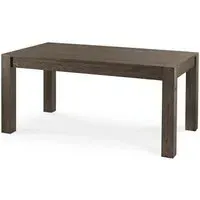 Turin 8 Seater Extendable Dining Table - Dark Oak