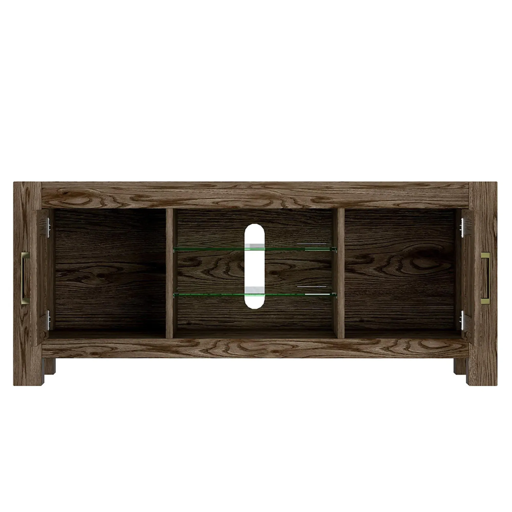 Turin Entertainment Unit - Dark Oak