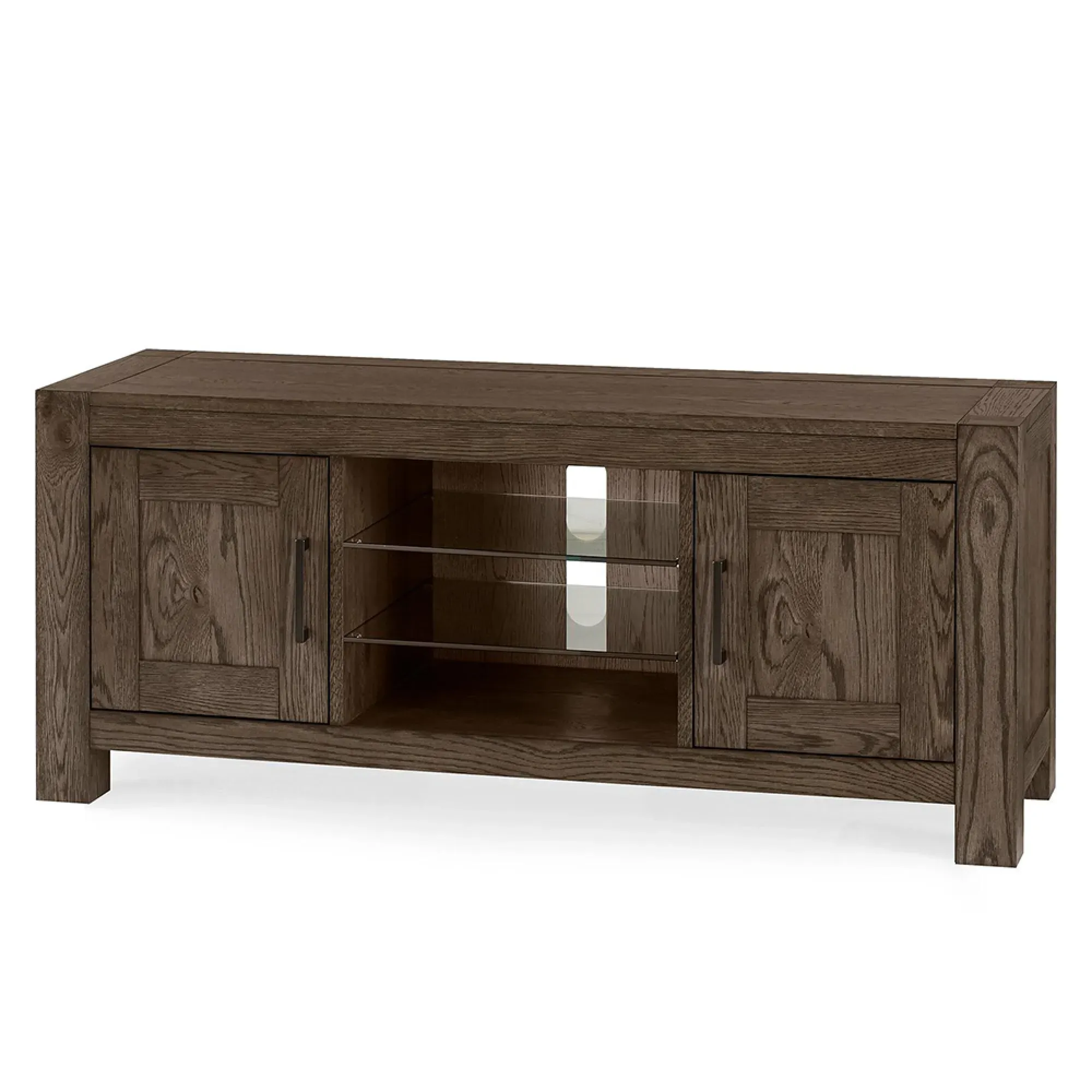 Turin Entertainment Unit - Dark Oak