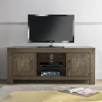 Turin Entertainment Unit - Dark Oak