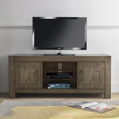 Turin Entertainment Unit - Dark Oak