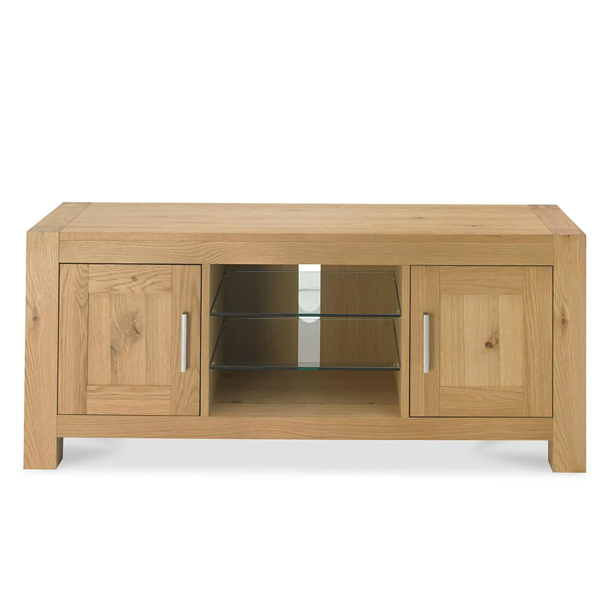 Turin Entertainment Unit - Light Oak