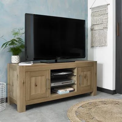 Turin Entertainment Unit - Light Oak image