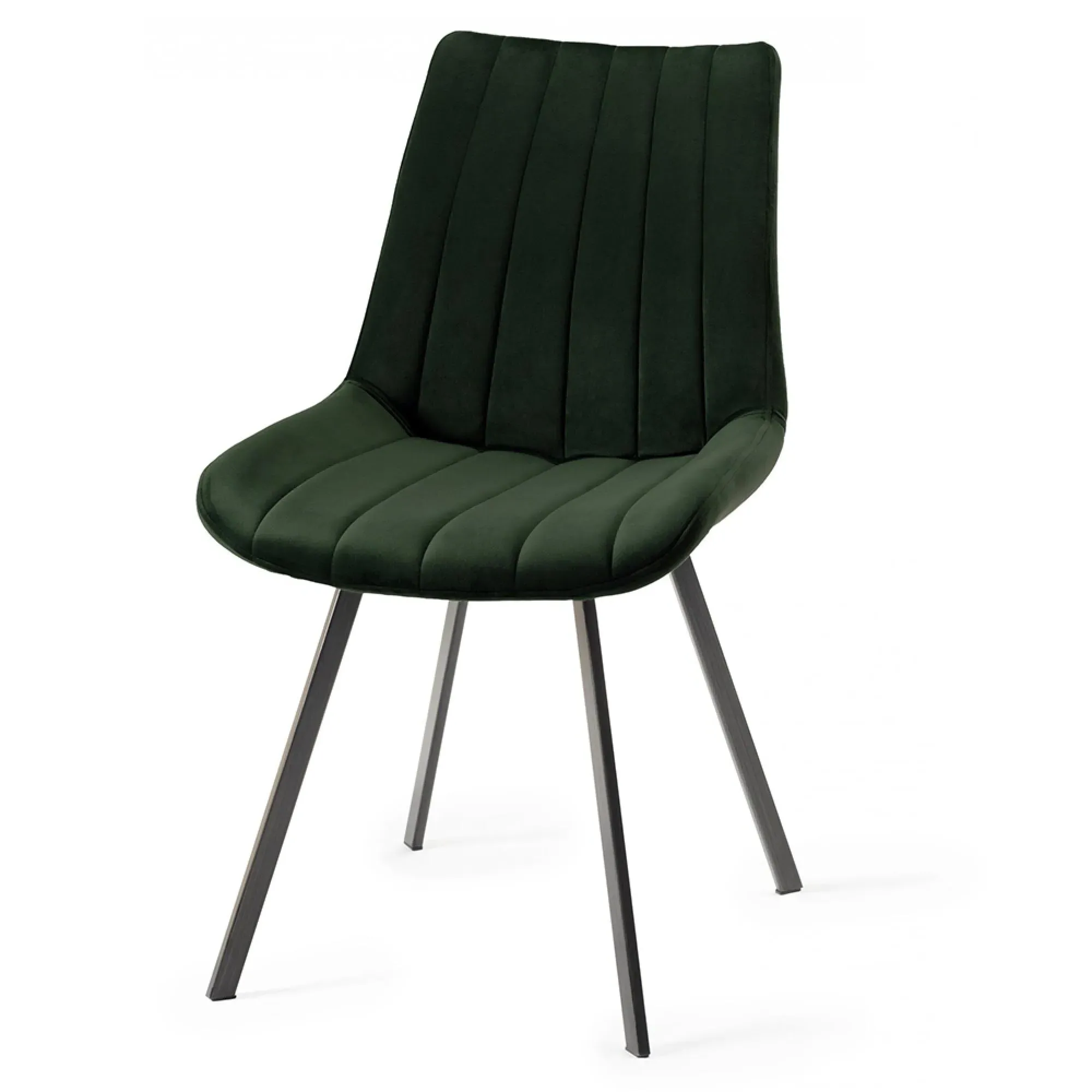 Turin Glass 4-Seater Dining Set with Fontana Chairs - Oak, Glass