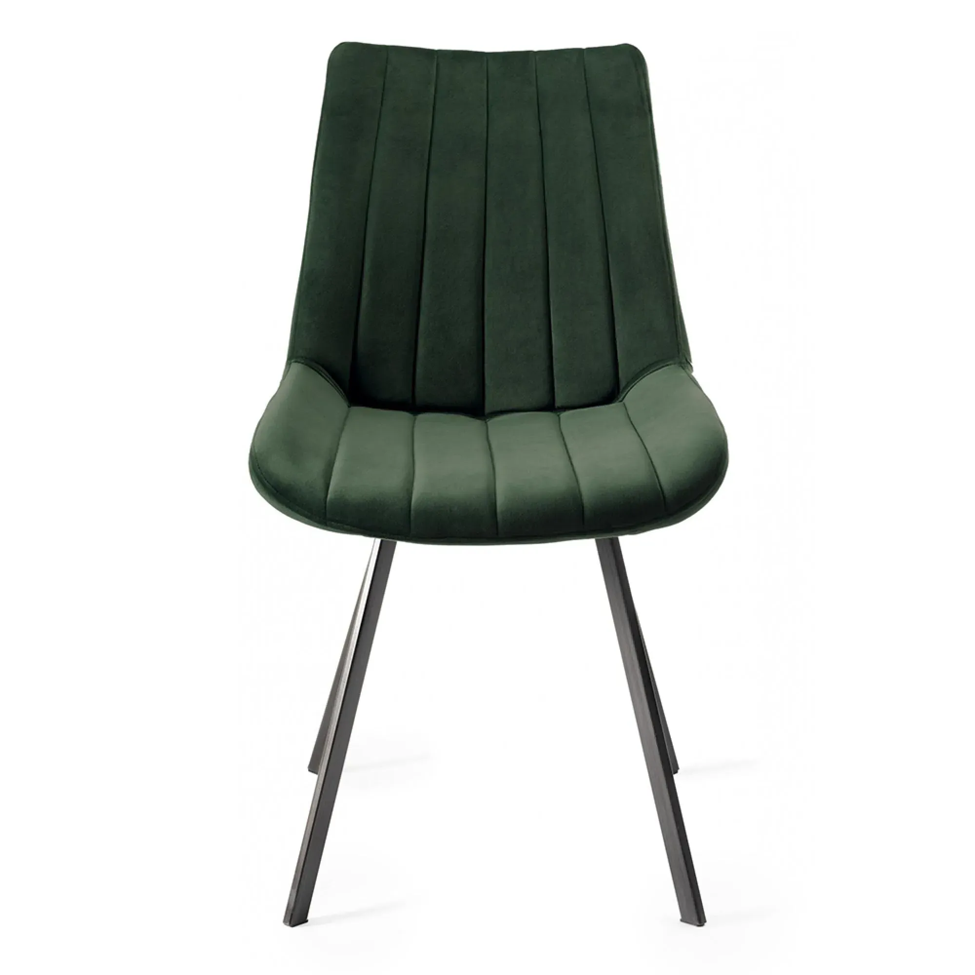 Turin Glass 4-Seater Dining Set with Fontana Chairs - Oak, Glass