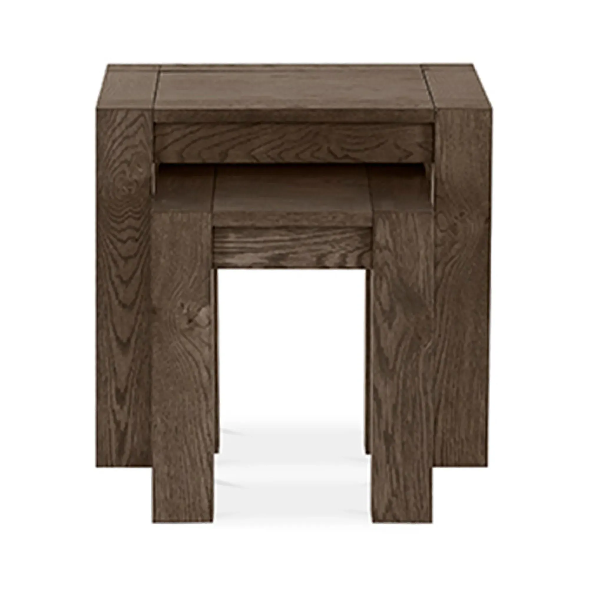 Turin Nest of Lamp Tables - Dark Oak