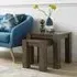 Turin Nest of Lamp Tables - Dark Oak