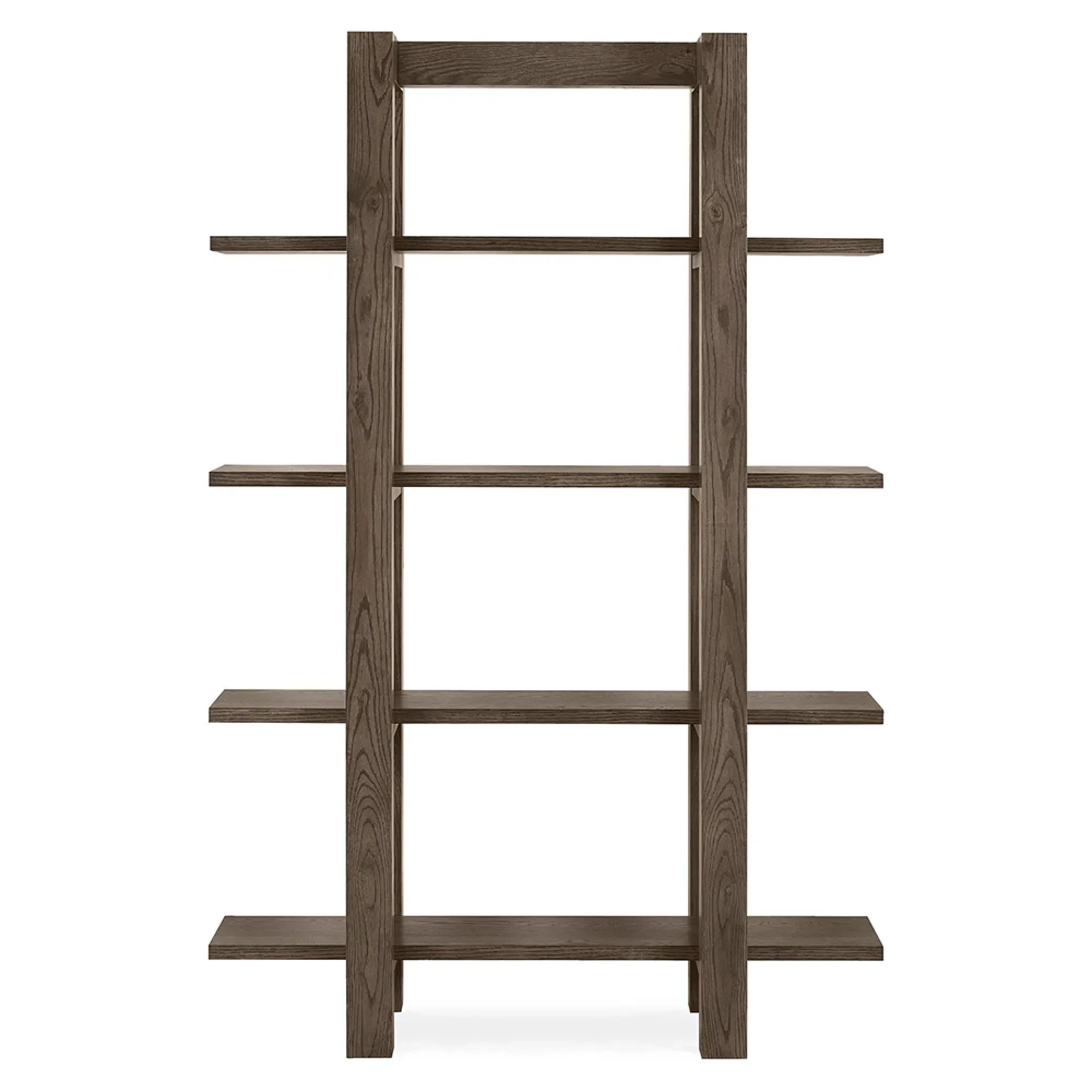 Turin Open Shelf Unit - Dark Oak