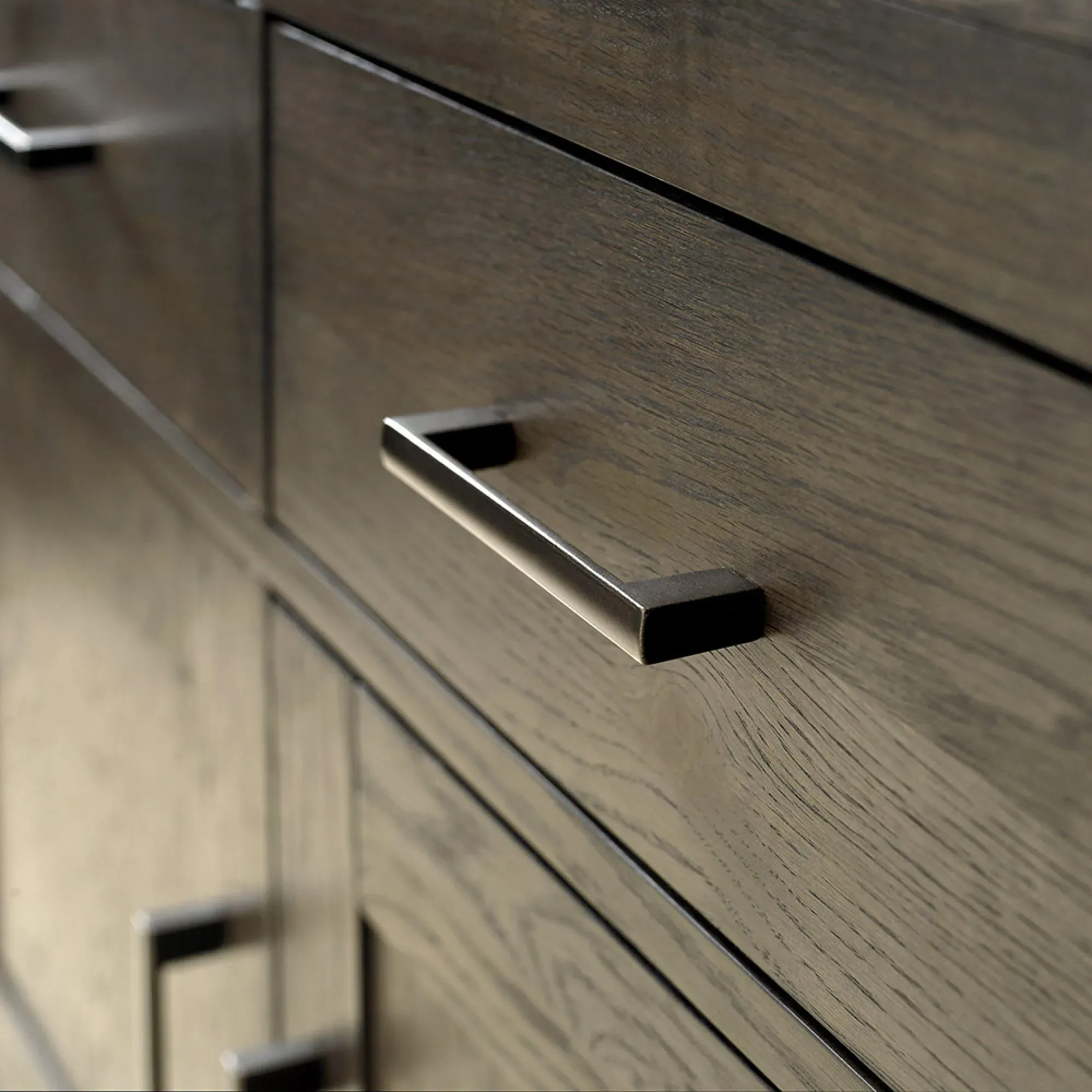 Turin Wide 3 Door Sideboard - Dark Oak