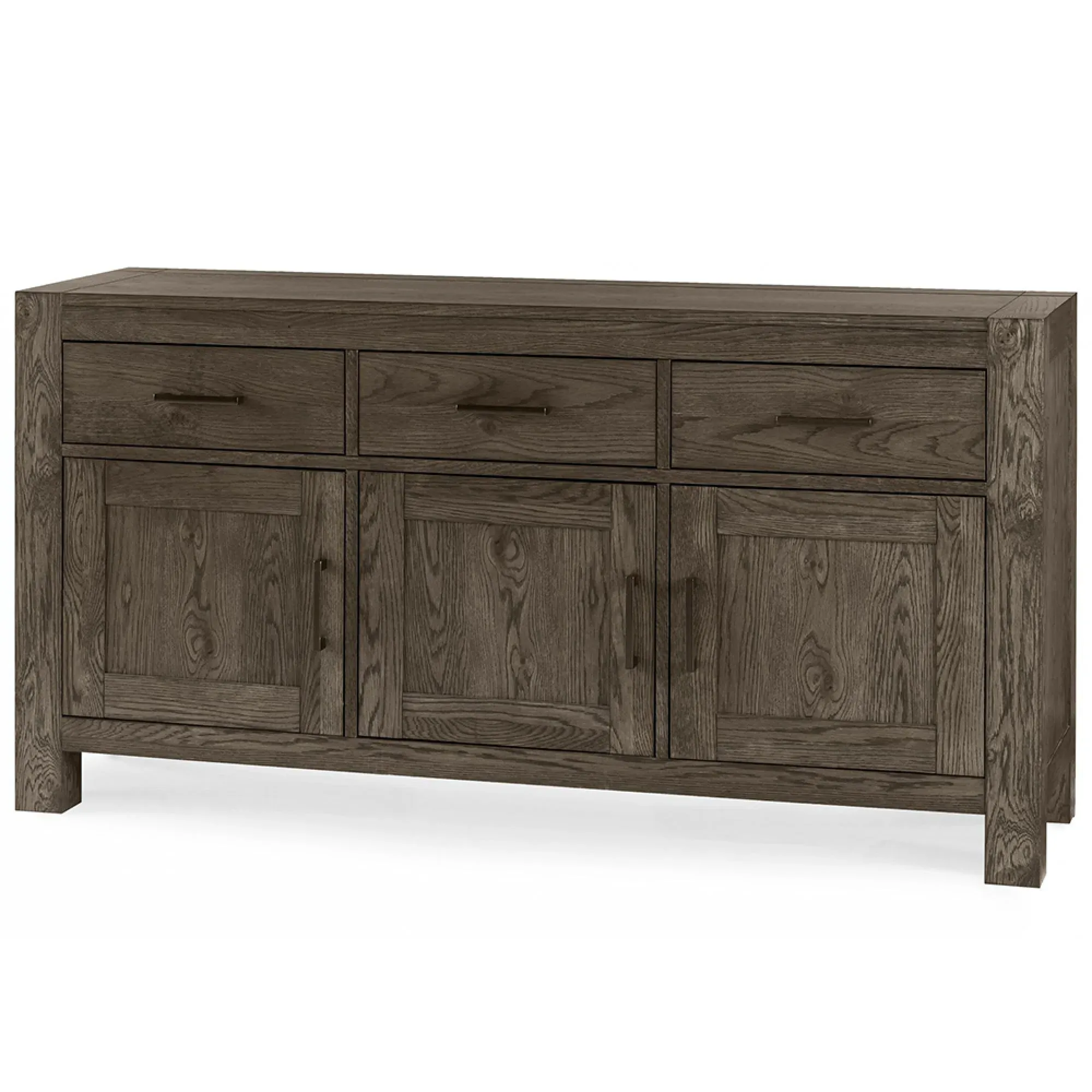 Turin Wide 3 Door Sideboard - Dark Oak