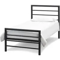 Urban Single Bed Frame - Matt Black