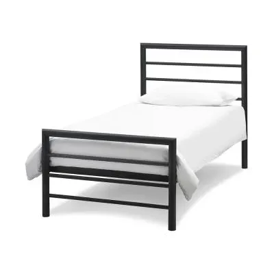 Urban Single Bed Frame - Matt Black image