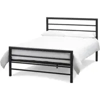 Urban Small Double Bedstead - Matt Black