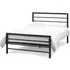 Urban Small Double Bedstead - Matt Black