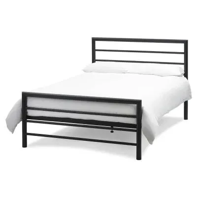 Urban Small Double Bedstead - Matt Black image