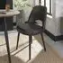 Vintage Peppercorn Upholstered Dining Chair - Peppercorn