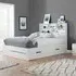 Alfie Storage Bed - White