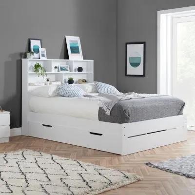 Alfie Storage Bed - White image