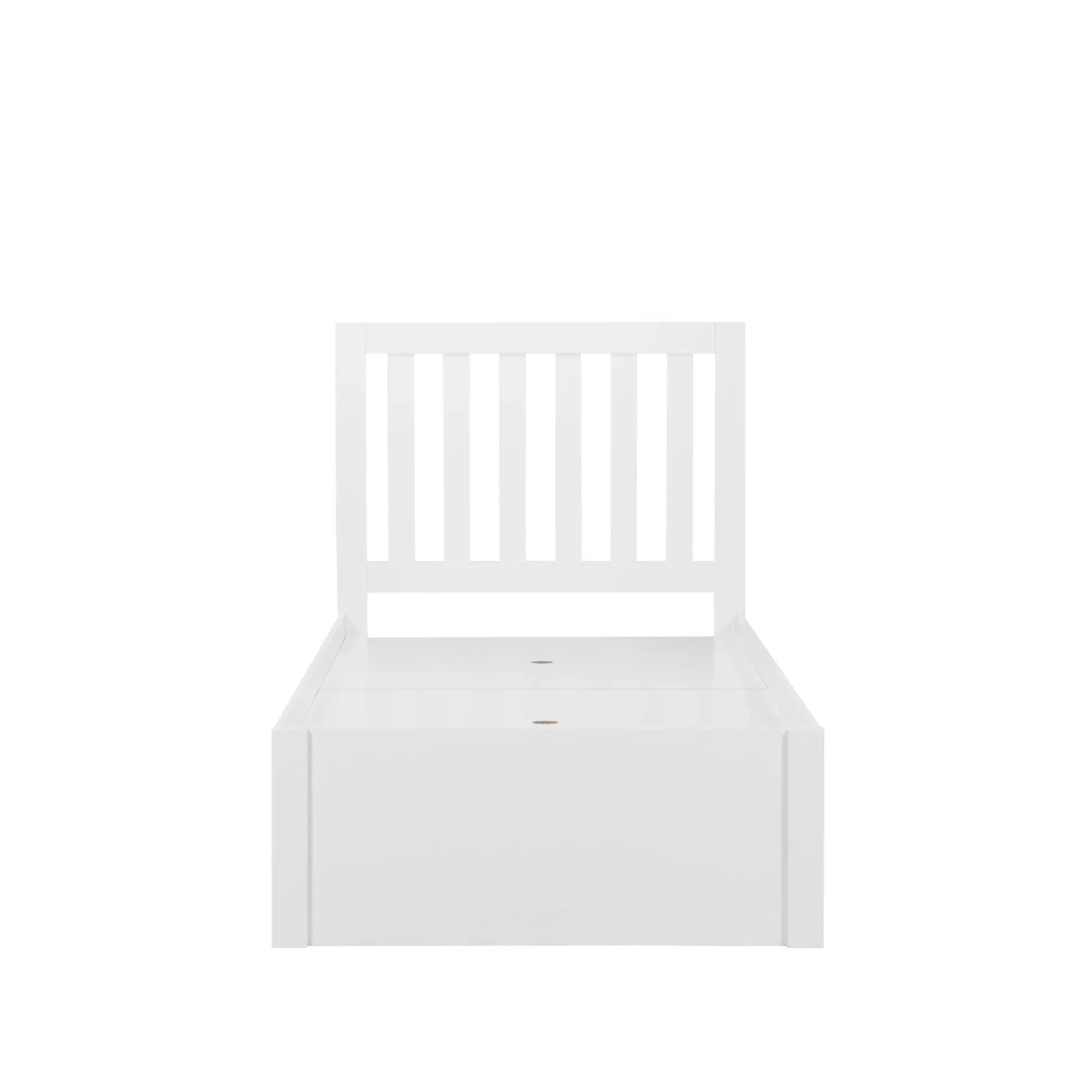 Appleby Single Slatted Bed Frame - White