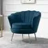 Ariel Occasional Armchair - Blue, Velvet