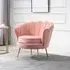 Ariel Occasional Armchair - Coral, Velvet