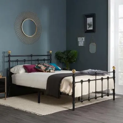 Atlas Metal Bed Frame - Black