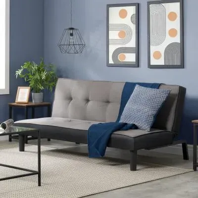 Aurora 2-Seater Sofa Bed - Grey, Fabric image