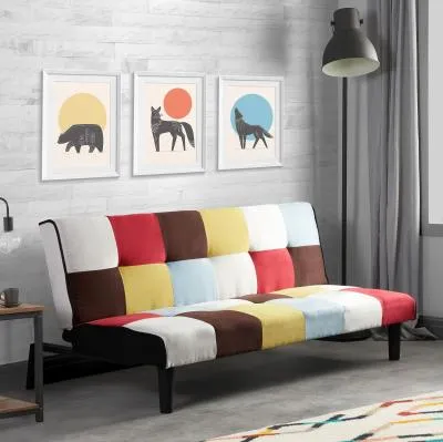 Aurora Sofa Bed - Multi-Coloured, Fabric