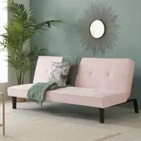 Aurora Sofa Bed - Pink, Fabric