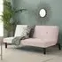Aurora Sofa Bed - Pink, Fabric