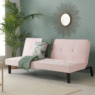 Aurora Sofa Bed - Pink, Fabric