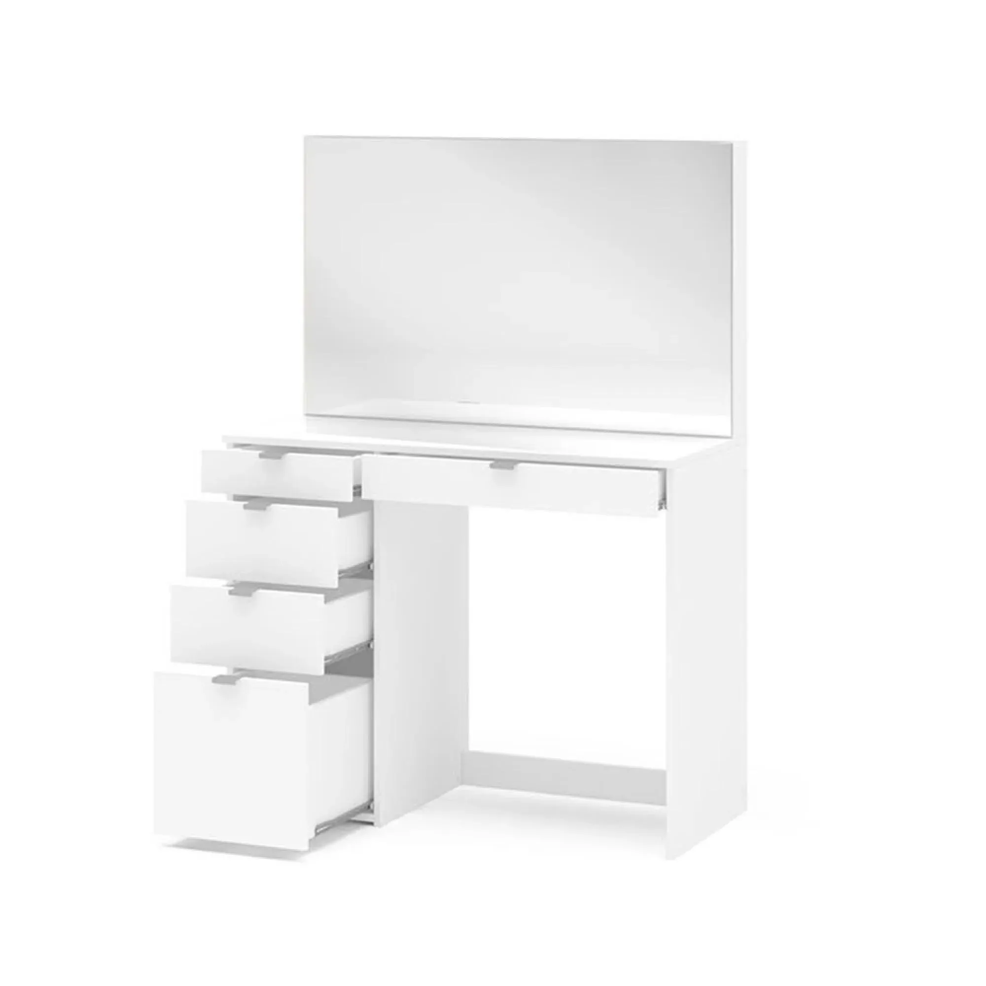 Ava 5 Drawer Dressing Table - White