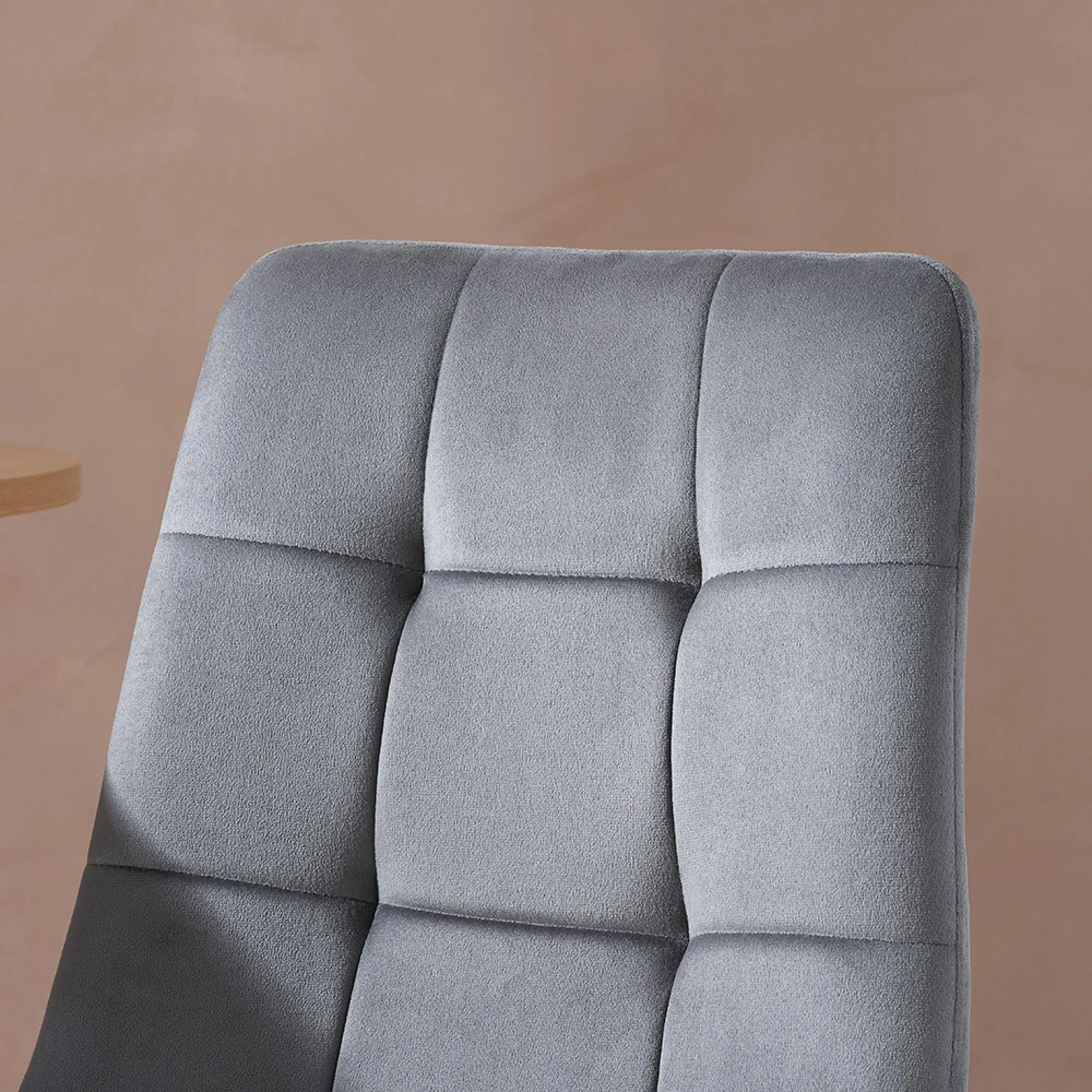 Axel Dining Chair Set of 2 - Grey, Fabric